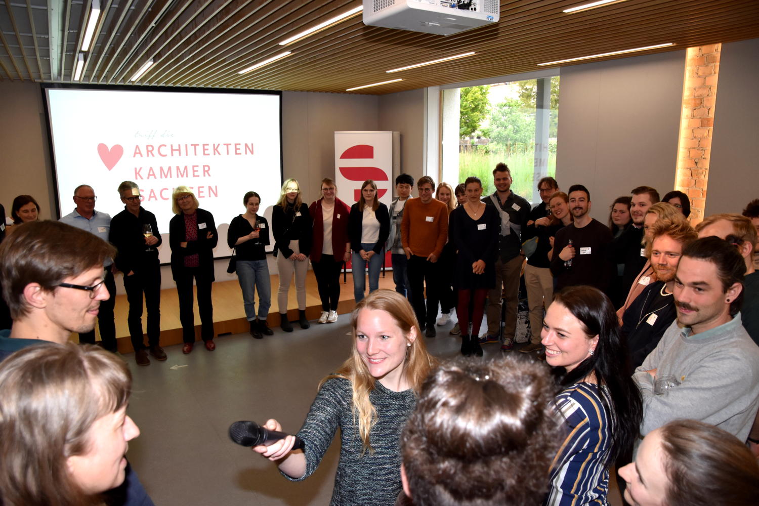 Vorstellungsrunde zum Rendezvous im Haus der Architekten